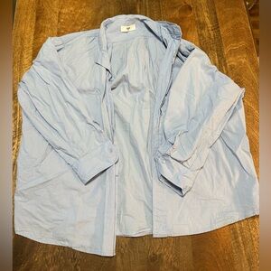 The Frankie Shop Blue Button Down Shirt
